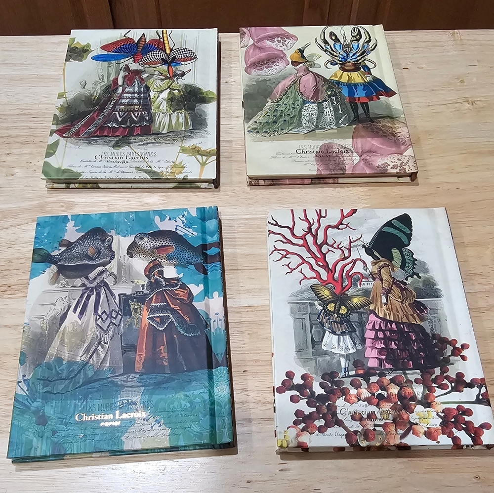 Christian Lacroix Boxed Hardcover Journal Set Les Modes Parisennes New With Tags - Picture 7 of 16